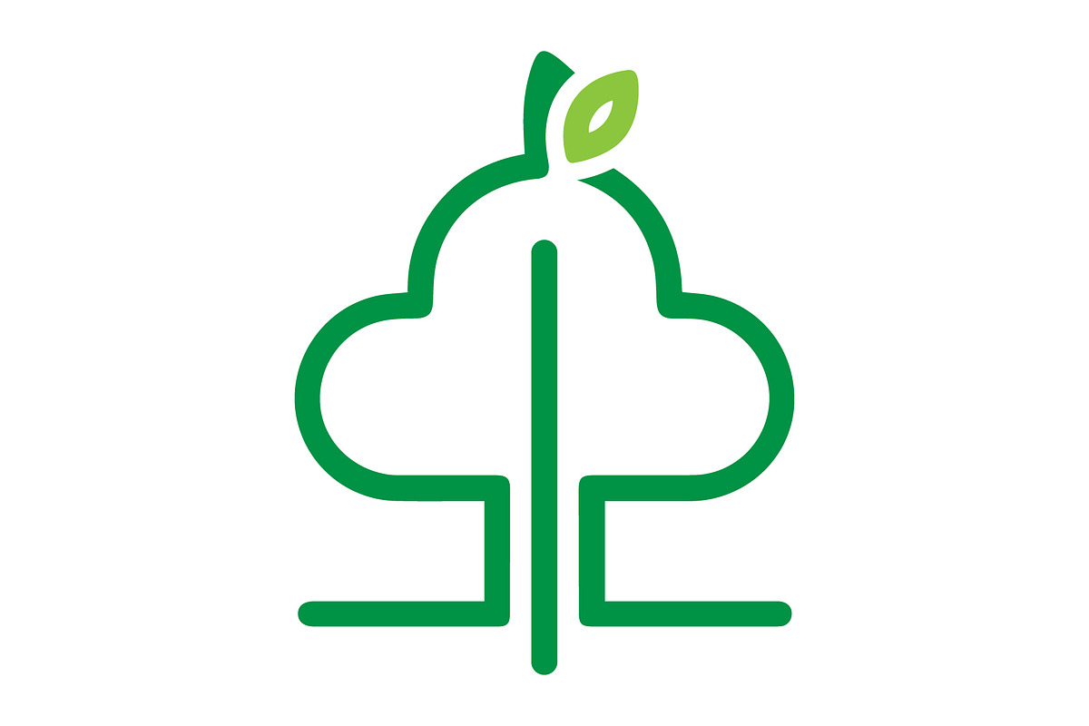 Line Tree Logo, a Branding & Logo Template by Rhealea_Design