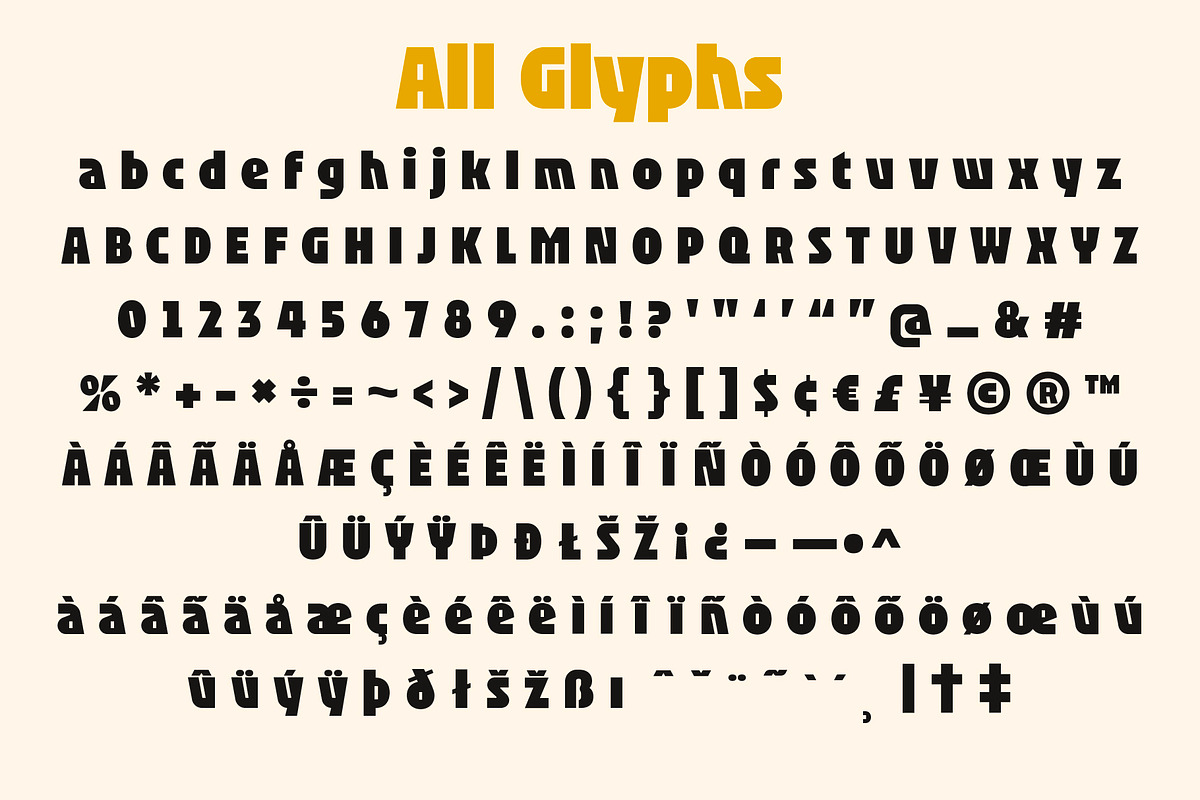 New Release Sale! Rigour Display, a Sans Serif Font by Haäfe & Haph (Photo 5 of 6)