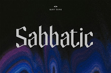 Sabbatic - Modern Doom Gothic Font