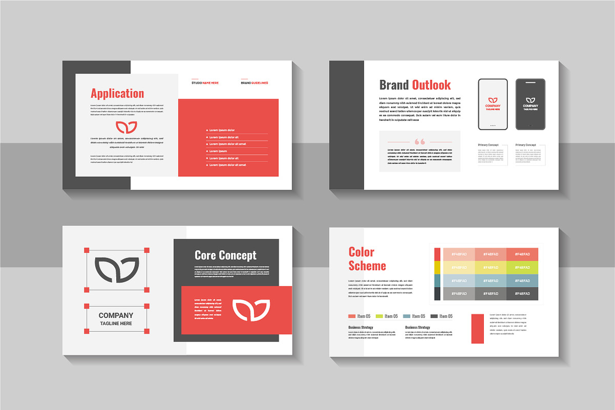 Modern brand guideline presentation, a Presentation Template by Pavel_design (Photo 3 of 4)