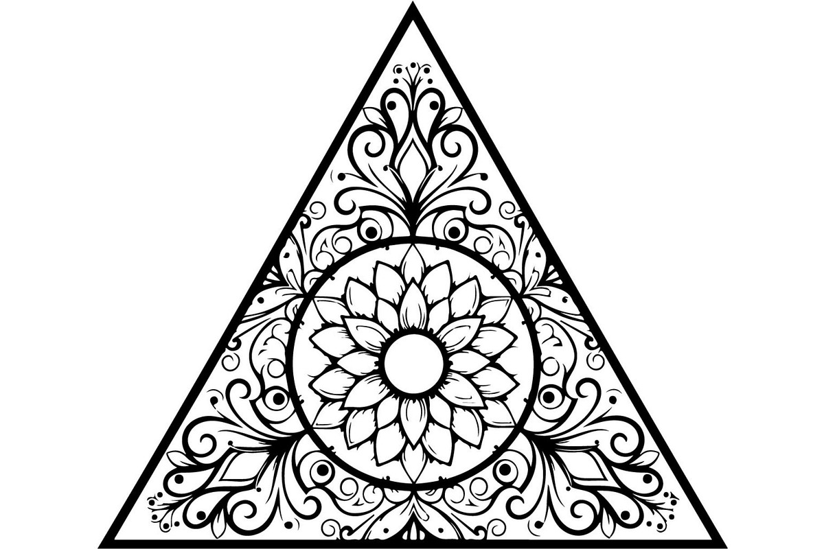Decorative Celtic Triangle Floral, an Object Graphic by Creativeshirt (Photo 16 of 18)