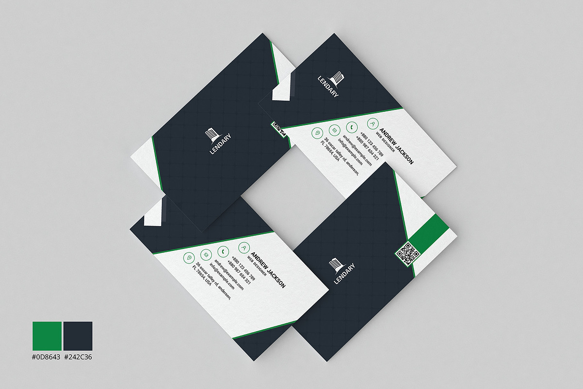 Business Card Template 28, a Business Card Template by BdThemes (Photo 3 of 4)