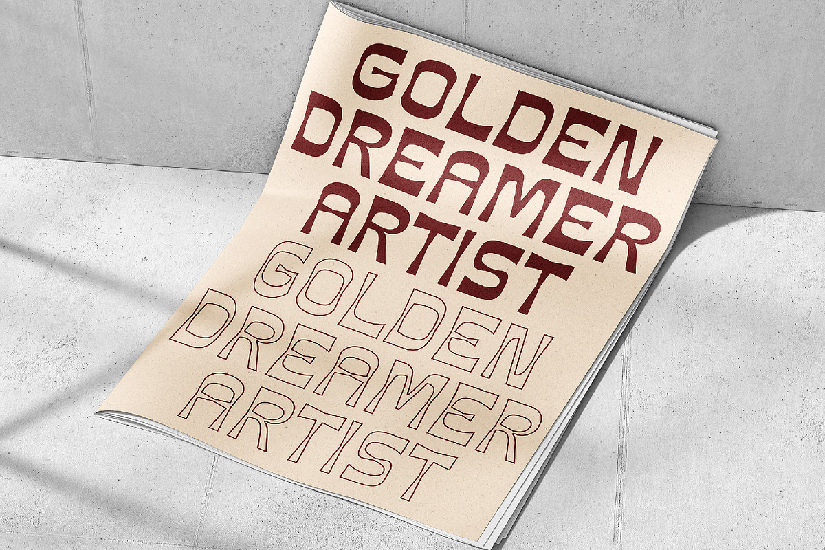 Paintage Paintage - Vintage Display, a Sans Serif Font by AQR Studio (Photo 8 of 8)