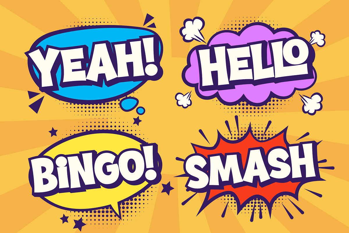 Comic jungle a playful cartoon font, a Sans Serif Font by Blankids Studio (Photo 6 of 12)