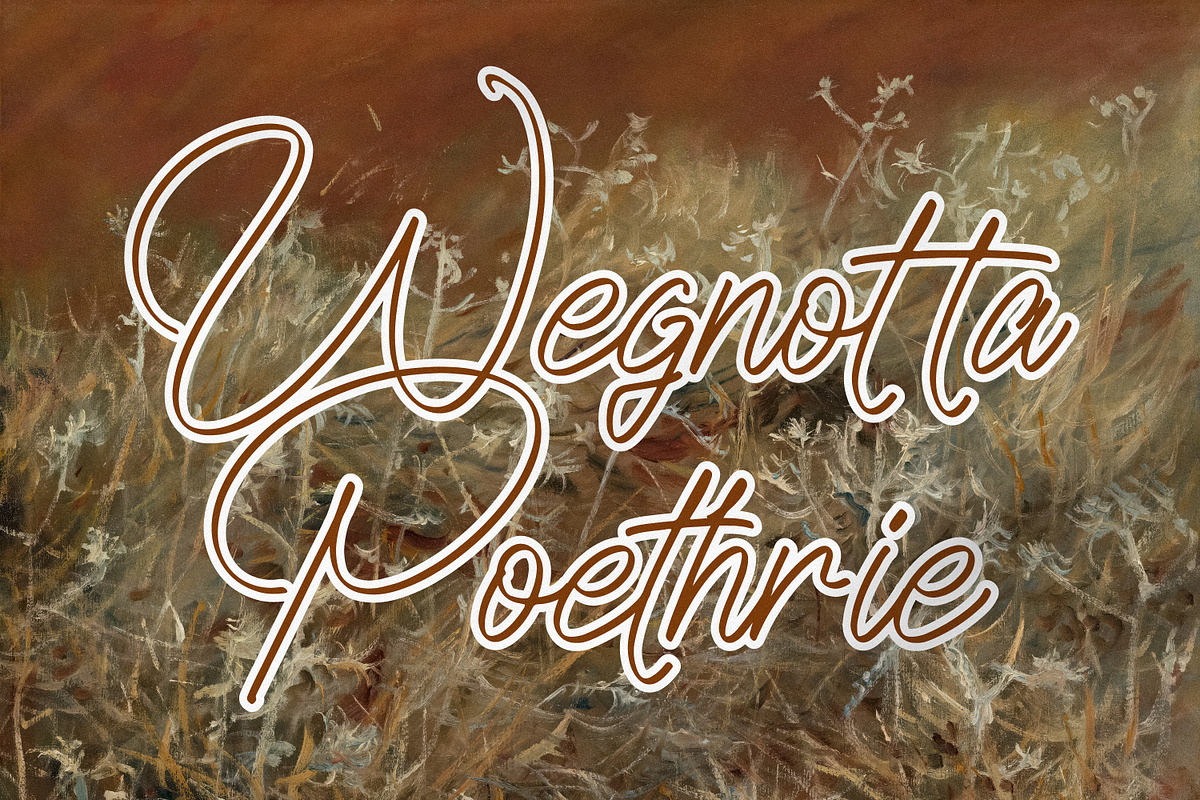Wesynetta, a Script Font by Integritype Studio (Photo 2 of 15)