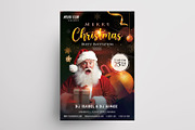 Merry Christmas Flyer Card Template, a Flyer Template by PixelsDesign (Thumbnail 3 of 3)