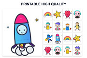Sticker Cute Character Custom, an Animal Illustration by Eka Design (Thumbnail 3 of 3)