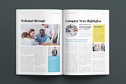 Company Newsletter Template, a Brochure Template by E-Type (Thumbnail 2 of 7)