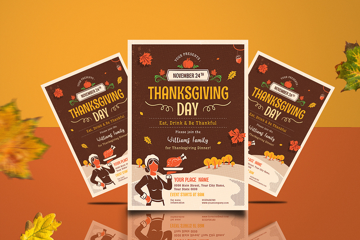 Thanksgiving Flyer, a Flyer Template by Totem Design Studio (Photo 5 of 5)