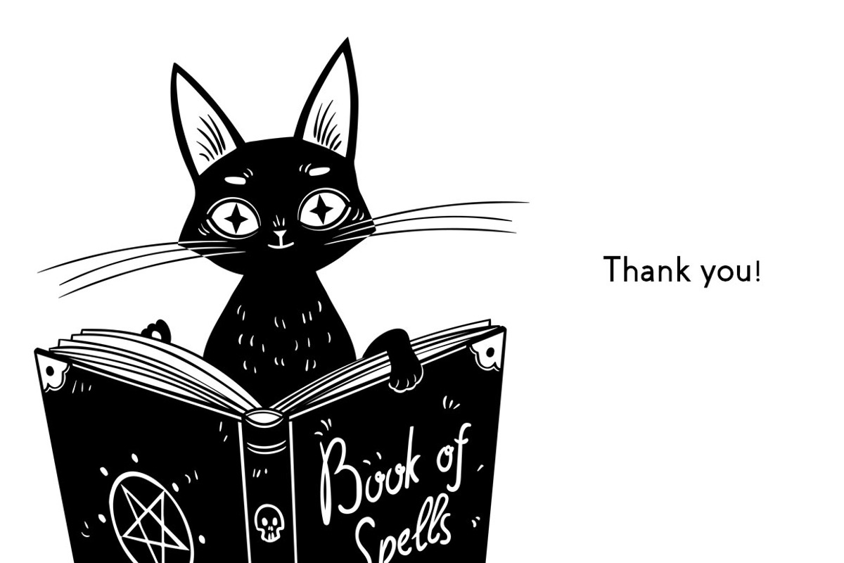 Mystical Black Cat, an Object Graphic by Anastasia (Photo 15 of 15)