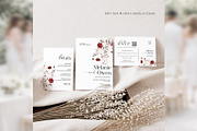 Burgundy Rose Invitation Suite bd013, an Invitation Template by TyphoonStudio (Thumbnail 6 of 10)