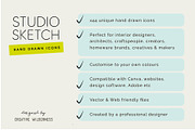 Interior Designer Architect Icons, an Outline Icon by CreativeWilderness (Thumbnail 11 of 11)