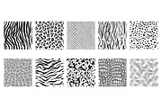 Vector seamless animal patterns, a Pattern Graphic by Iryna Denysova (Thumbnail 9 of 9)
