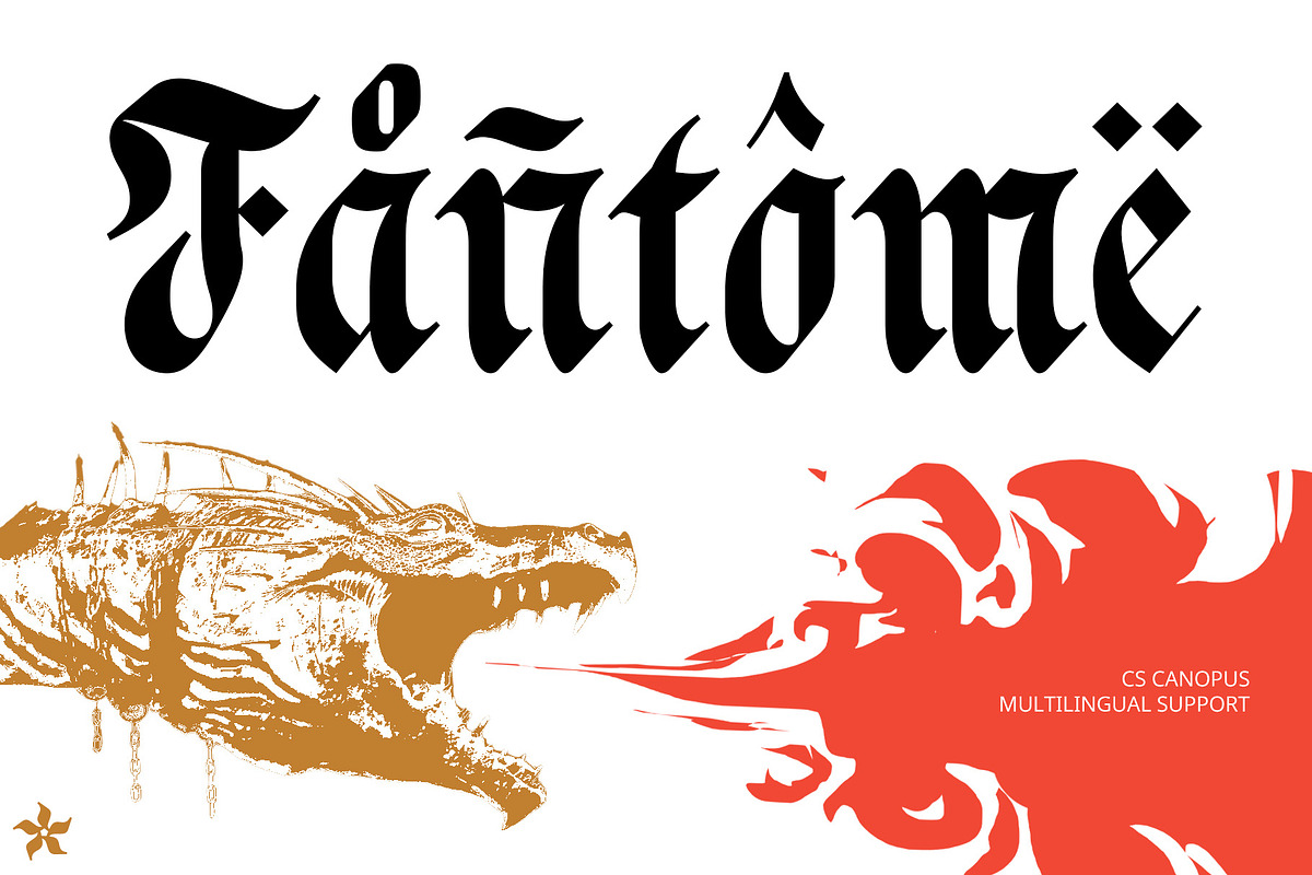 CS Canopus – Blackletter Font, a Blackletter Font by Craft Supply Co. (Photo 7 of 8)