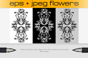 Vector Flowers, Ornaments