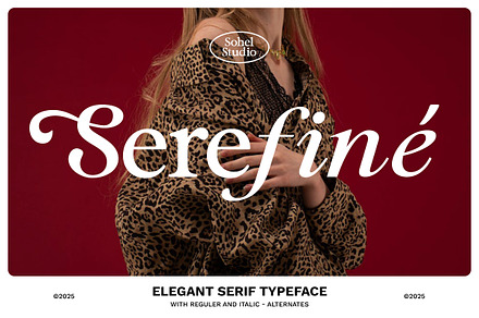 Serefine – Elegant & Romantic Serif, a Font by Sohel Studio