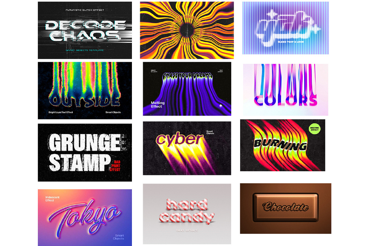 Photoshop Text Effects , text effect, an Action Add-On by Chipshpow Graphics (Photo 4 of 7)