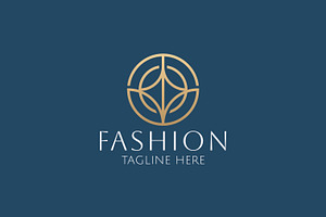 Fashion Elegant Abstract Golden Logo, a Branding & Logo Template by Signatoro