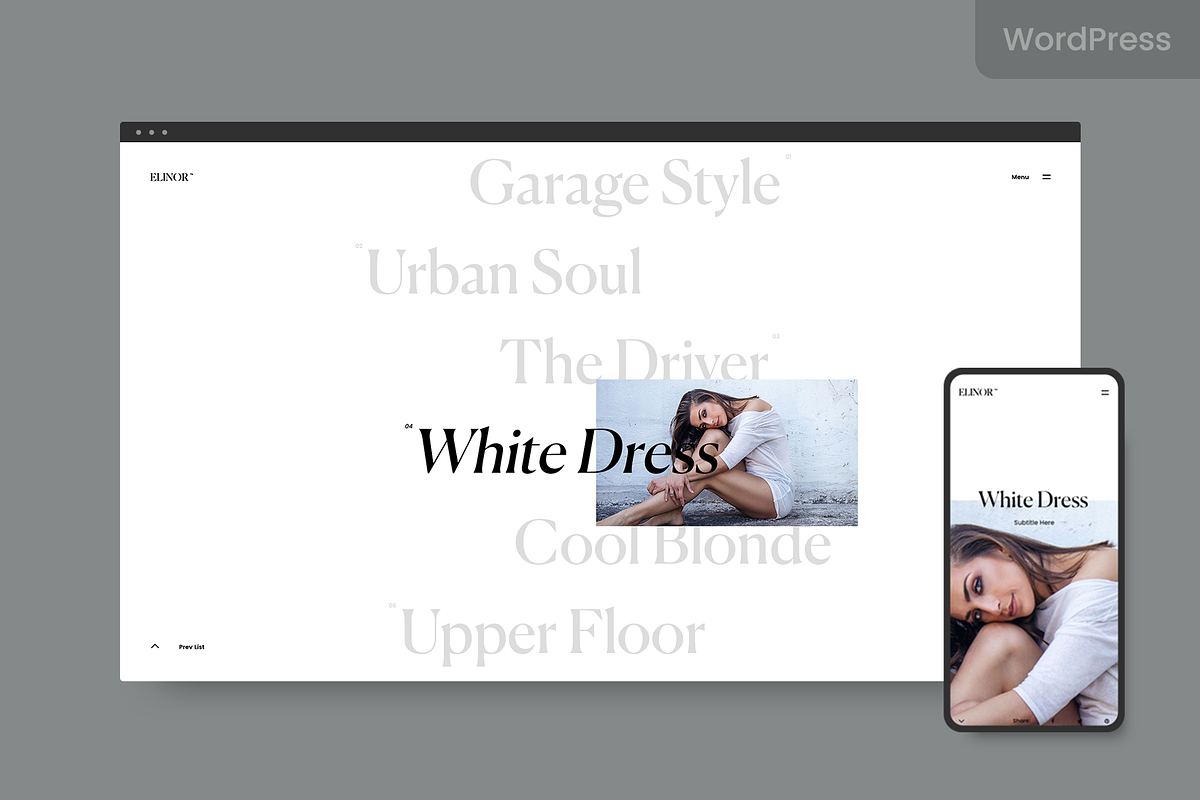 Elymor - Creative Portfolio Theme, a WordPress Template by ClaPat