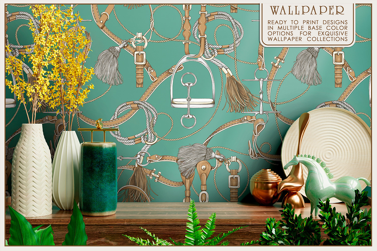Pattern collection Rider chic, a Pattern Graphic by Natalia0307 (Photo 9 of 18)