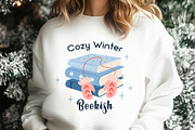 Cozy Winter Bookish Clipart, a Seasonal Illustration by JulzaArt (Thumbnail 3 of 7)