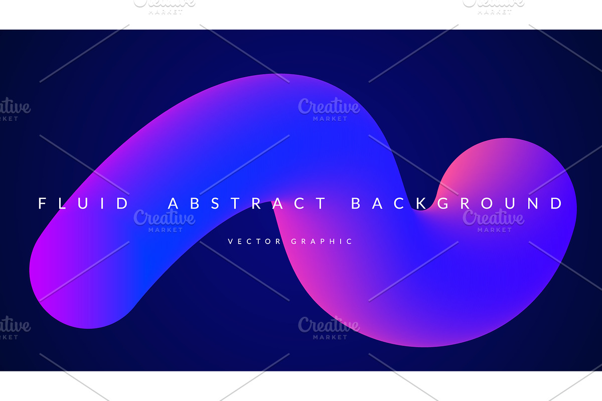 3d Gradient Shape. Beautiful, an Illustration by Holo Art