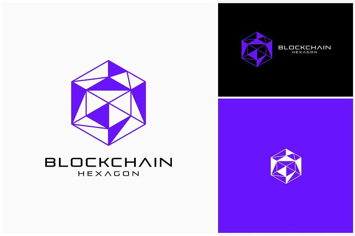 Blockchain Hexagon Technology Logo, a Branding & Logo Template by ika trisiana (Photo 1 of 2)