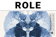 Role Co. Cyanotype Leaf in Symmetry, a Texture Illustration by milatovar (Thumbnail 1 of 21)