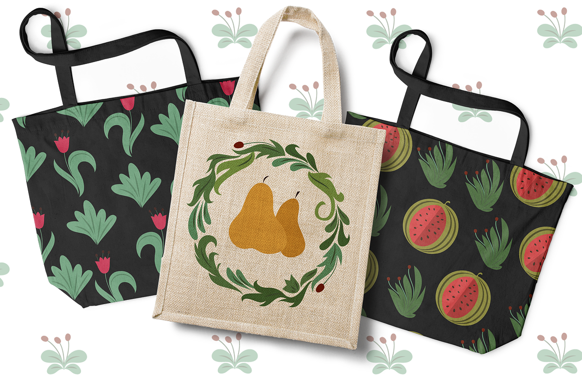 Fruits and Flowers - clipart set, a Graphic by ComelyPics Shop (Photo 5 of 10)