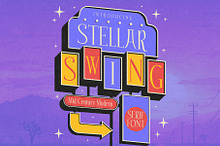 Stellar Swing - Mid Century Font