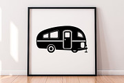 Rv Camper Silhouette SVG, a Transportation Illustration by newminddesign (Thumbnail 5 of 5)