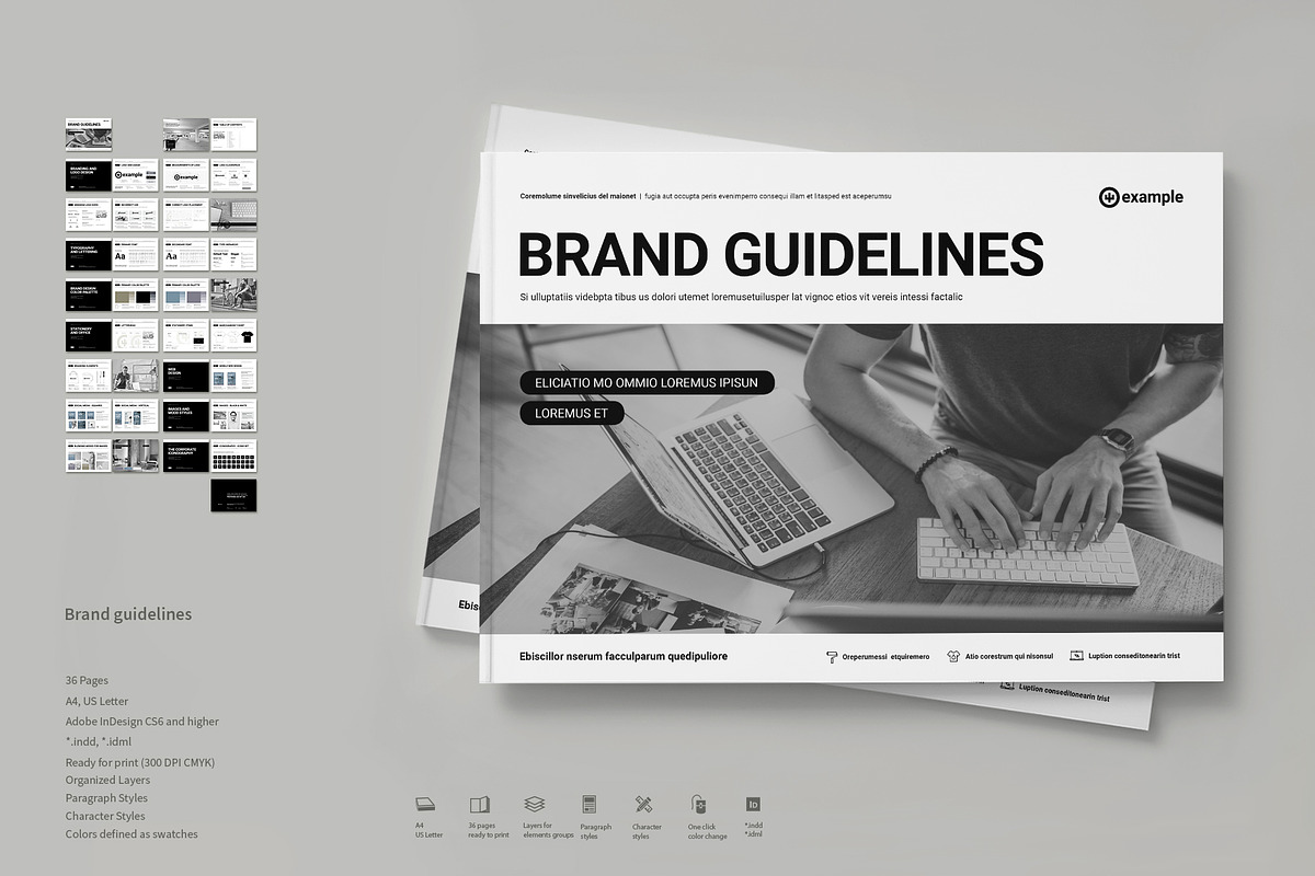 Brand Guidelines Vol. 4, a Brochure Template by TypoEdition (Photo 1 of 4)