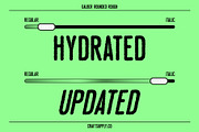 Galber Rounded Rough, a Sans Serif Font by Craft Supply Co. (Thumbnail 2 of 8)