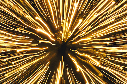 Vibrant Energy Light Streaks