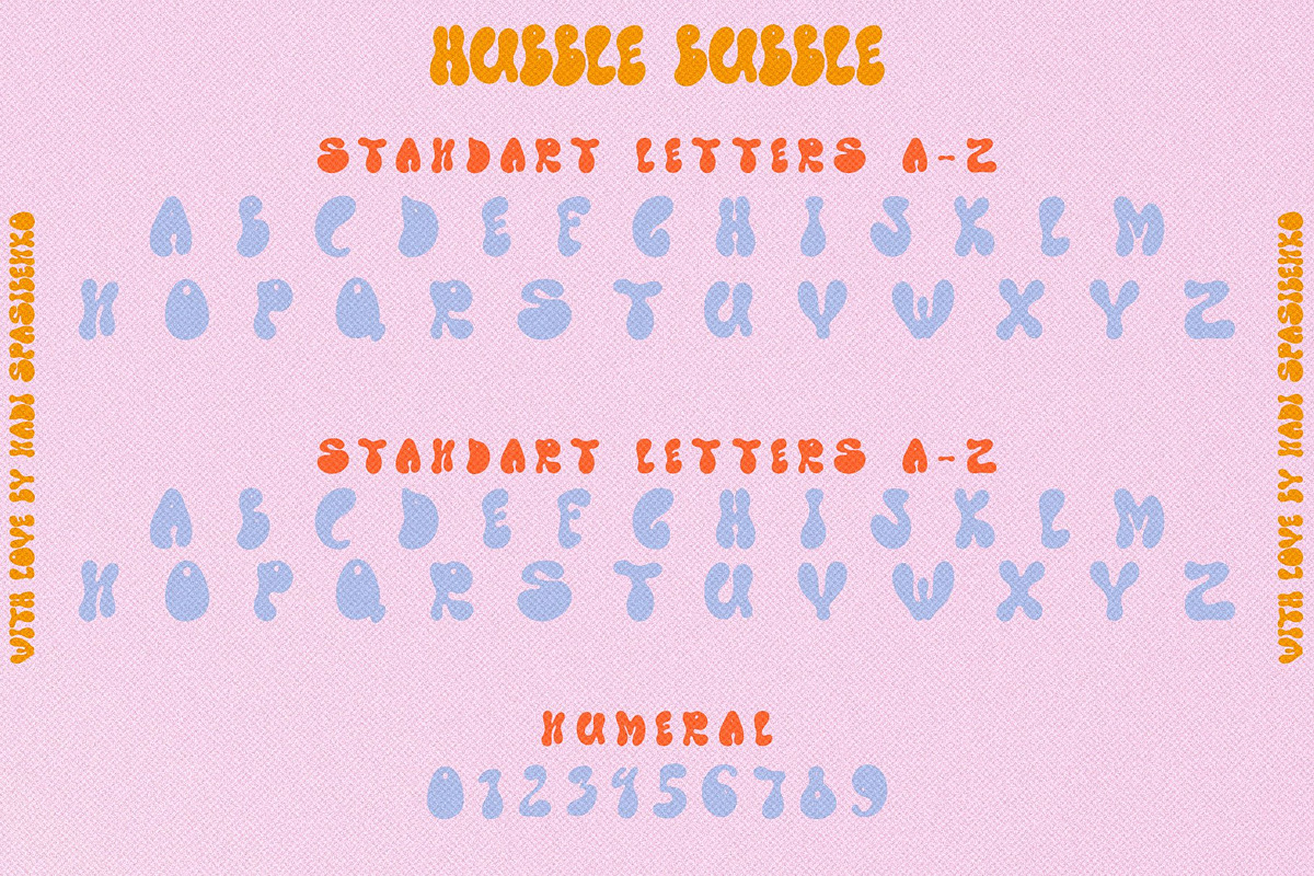 Hubble Bubble Font, a Font by Artcoast Fonts (Photo 7 of 7)