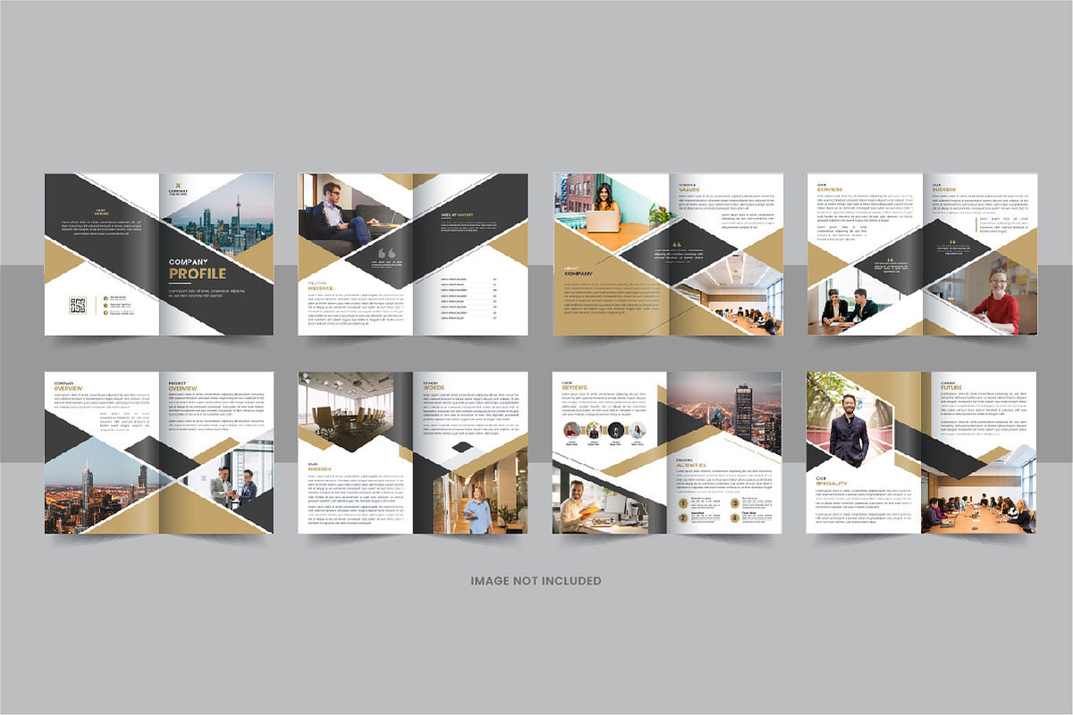 Company Profile Brochure Template, a Brochure Template by Pavel_design