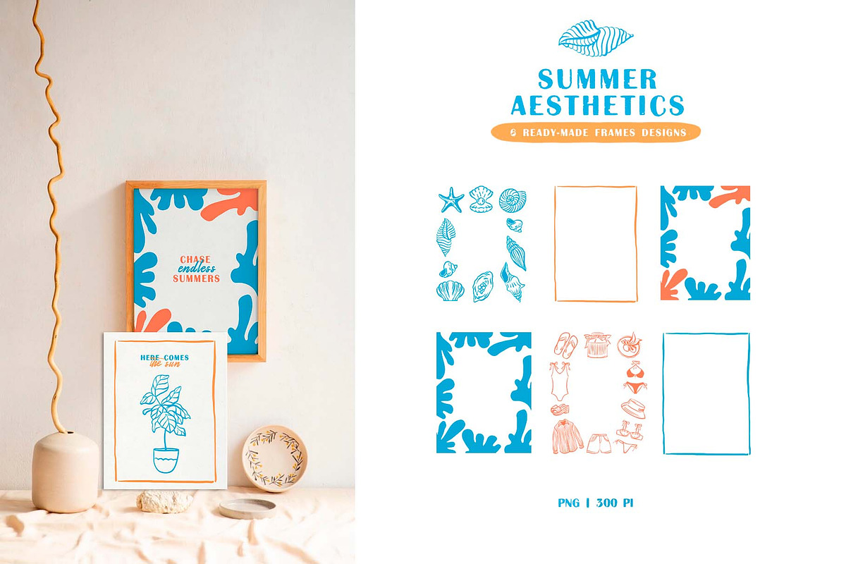 Summer aesthetics. Vector Clipart, an Object Graphic by VerAna (Photo 6 of 11)