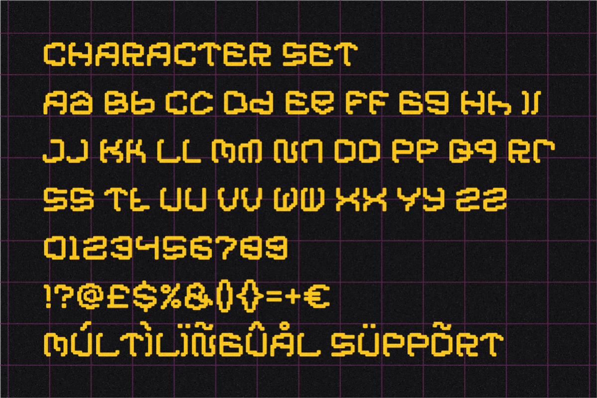 Cyber Bytes Futuristic Pixel Font, a Font by PutraCetol Studio (Photo 5 of 5)
