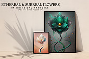 Ethereal and Surreal Flowers, a Decorative Illustration by Digital Art Creations (Thumbnail 7 of 7)