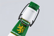 Vintage Beer Bootle Mock-Up, a Product Mockup by DesignRushMarket (Thumbnail 4 of 5)