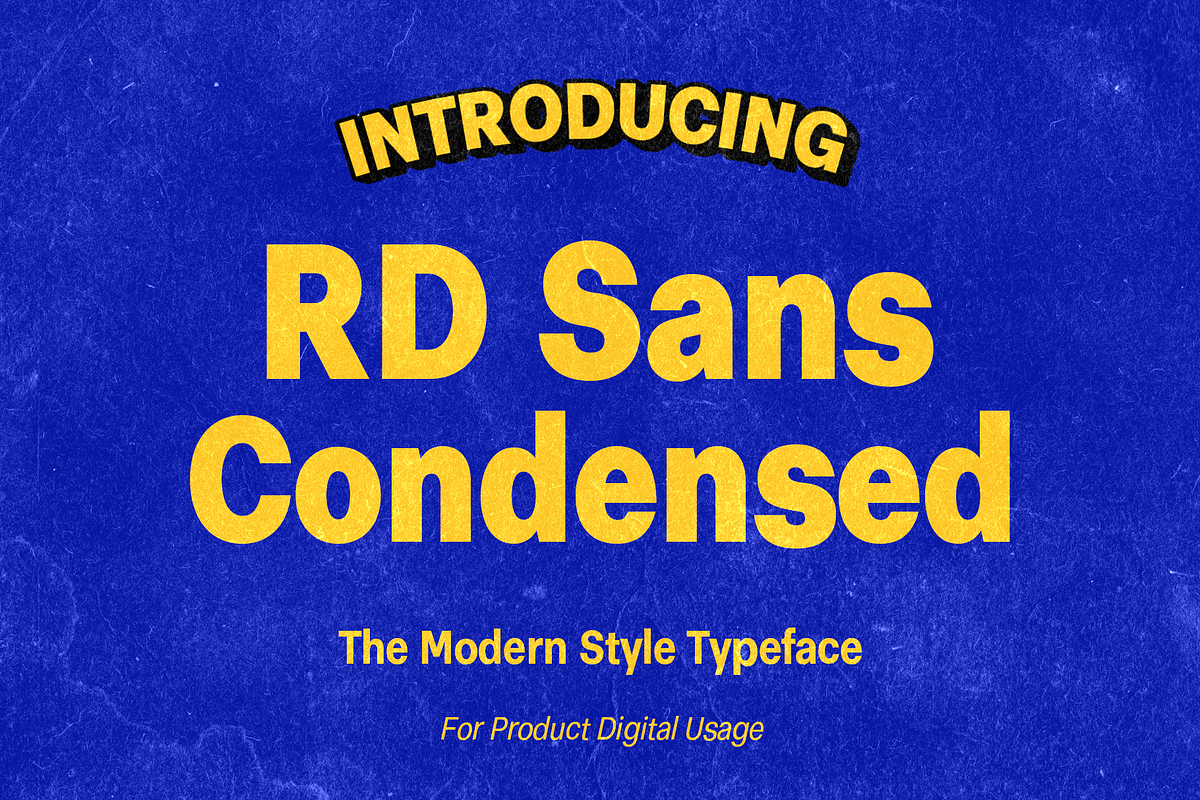 RDS Condensed - Modern Type, a Sans Serif Font by M-Sarif (Photo 1 of 10)