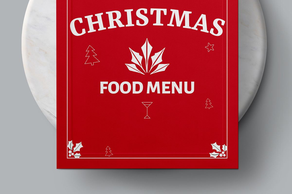 Christmas Food Menu, a Stationery Template by MightyDesign (Photo 3 of 8)