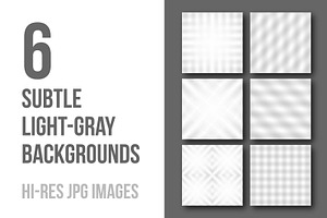 6 subtle light-gray backgrounds