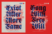 Brave Thorn Blackletter Font, a Blackletter Font by alit design (Thumbnail 2 of 21)