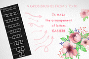 Watercolor Lettering Kit, a Brush Add-On by Letter Elfa Studio (Thumbnail 8 of 11)