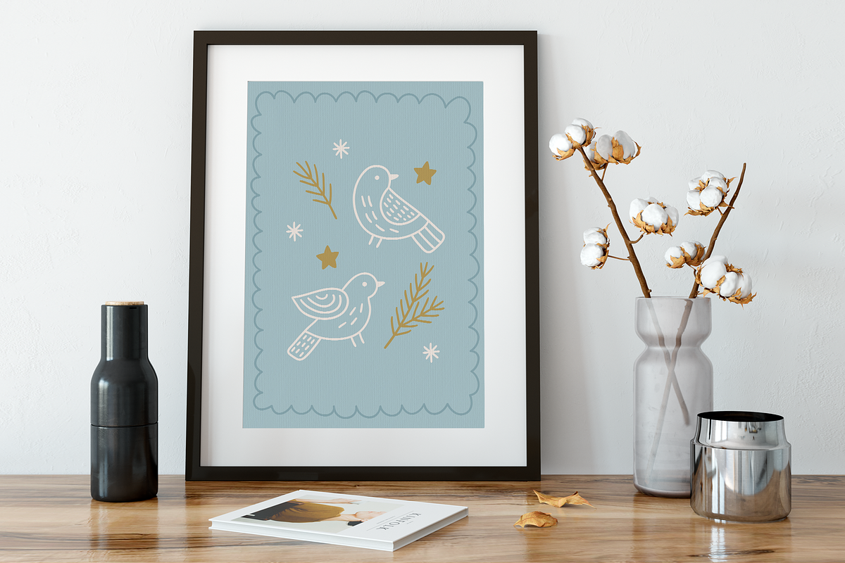 Tender Christmas Kit, a Seasonal Illustration by miumiu (Photo 9 of 15)