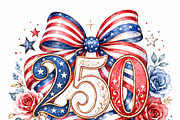 America 250th anniversary PNG bundle, a Decorative Illustration by HeavensStar (Thumbnail 5 of 16)