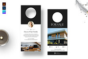 Real Estate Door Hanger Template, a Flyer Template by BrandPacks (Thumbnail 1 of 6)