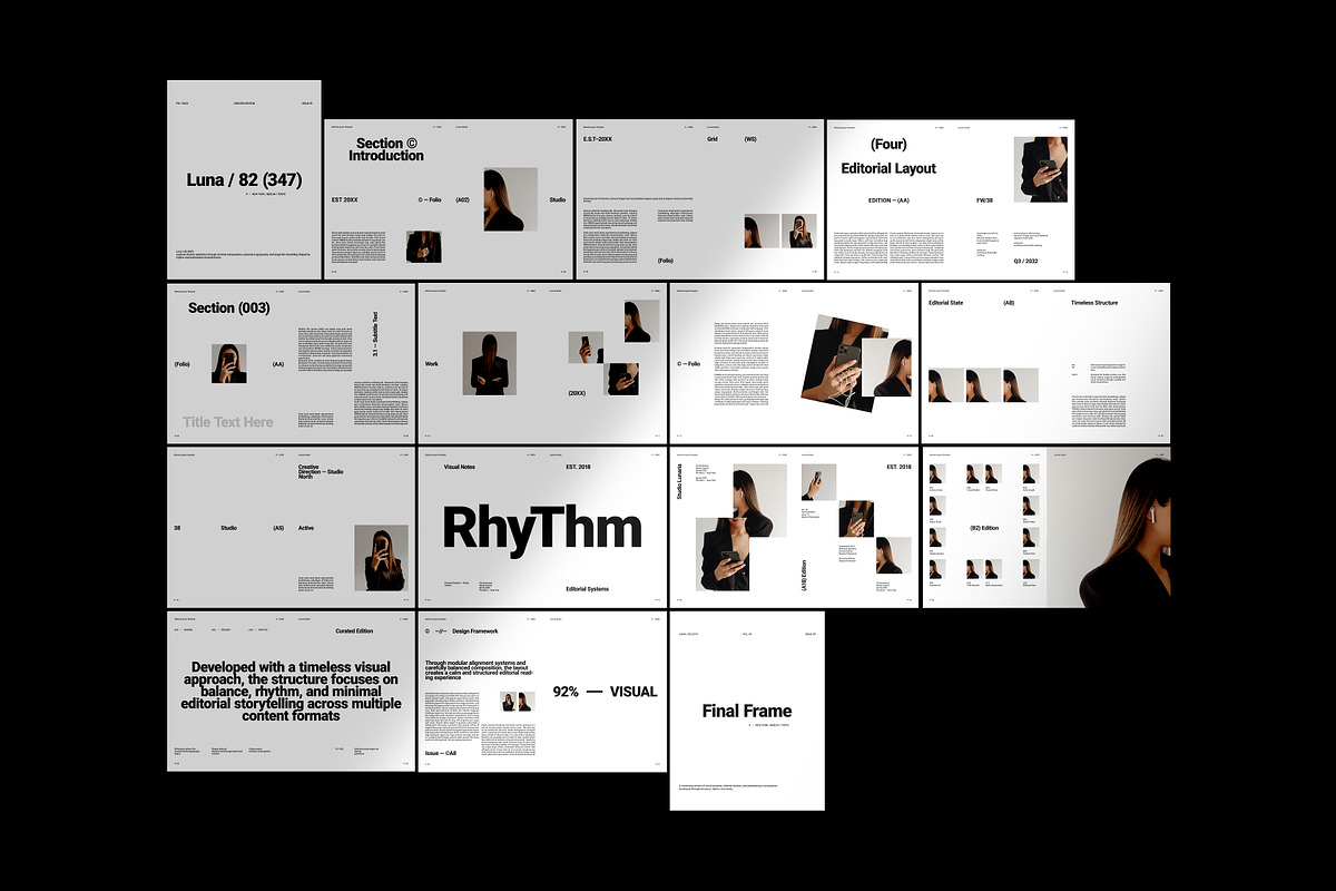 Minimal Editorial Layout Template, a Magazine Template by Lunaria (Photo 12 of 13)