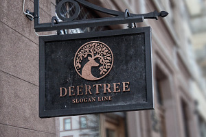 Deer Tree Logo Template